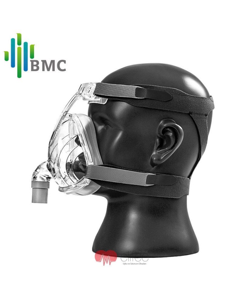 BMC F2 FULL FACE MASK WITH HEADGEAR (CPAP & BIPAP MACHINE)